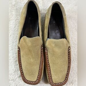 Cole Haan Tan Suede Loafers